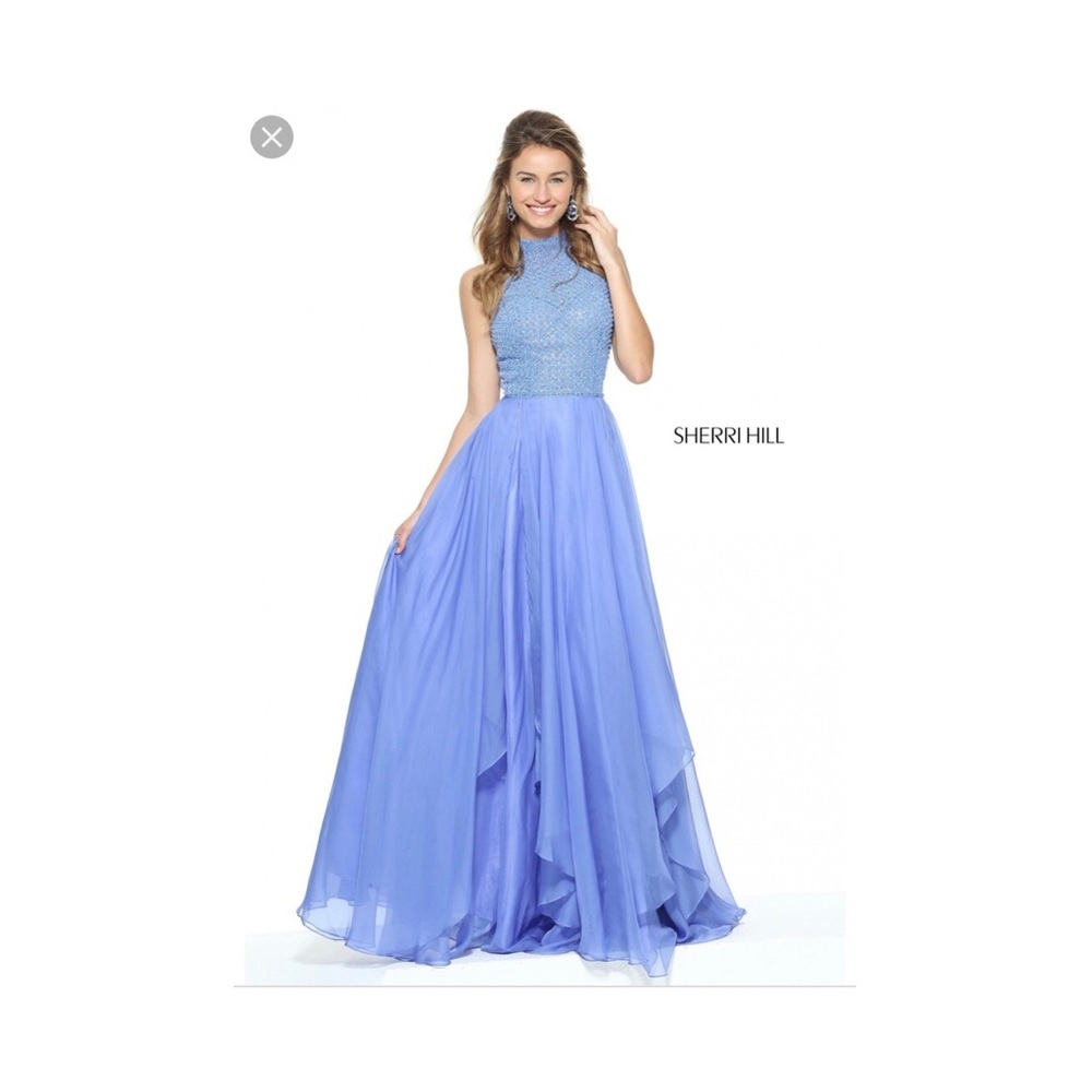 Sherri Hill Style 50808 Periwinkle Prom Dress